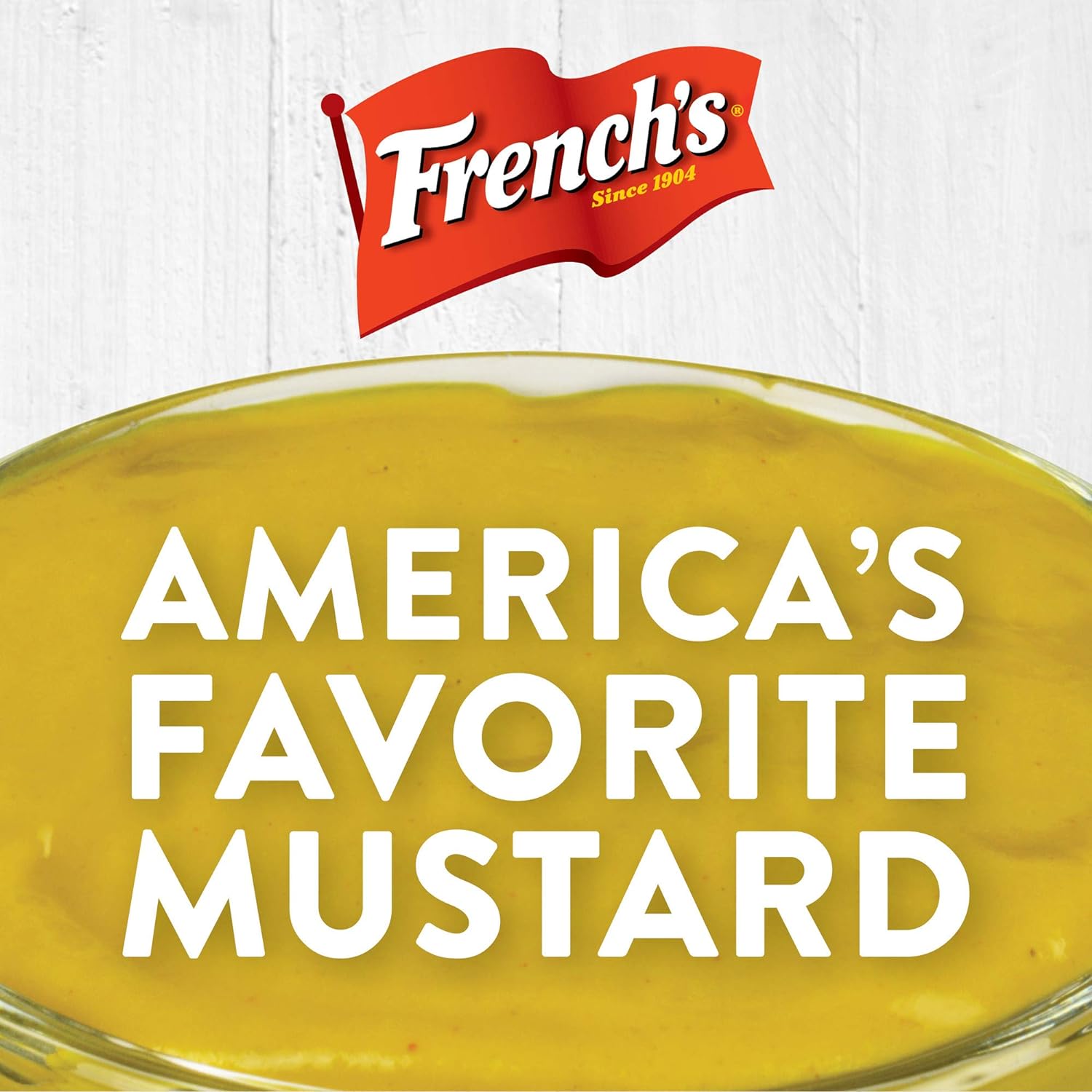 French's Classic Yellow Mustard, 30 oz Pack of 2 – Kosher and Gluten-Free Pantry Staple for Health-Focused Family Cooking