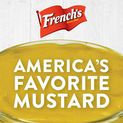 French's Classic Yellow Mustard, 30 oz Pack of 2 – Kosher and Gluten-Free Pantry Staple for Health-Focused Family Cooking