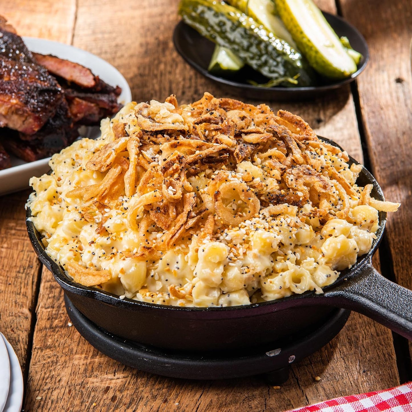 French's Original Crispy Fried Onions 24 oz – No-Prep Crispy Garnish for Busy Home Cooks