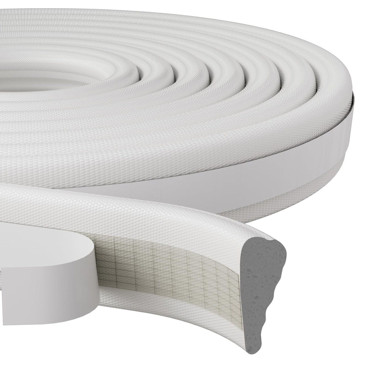 FrostGuard Wedge Door Frame Insulation – Minimal White Foam Draft Stopper, Clean Lines for Intentional Living Spaces