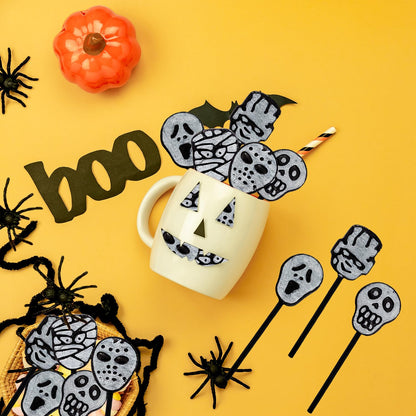 Fruidles Mummy & Ghost Lollipops – Halloween Party Favor Gifts for Guests, Bulk Pack