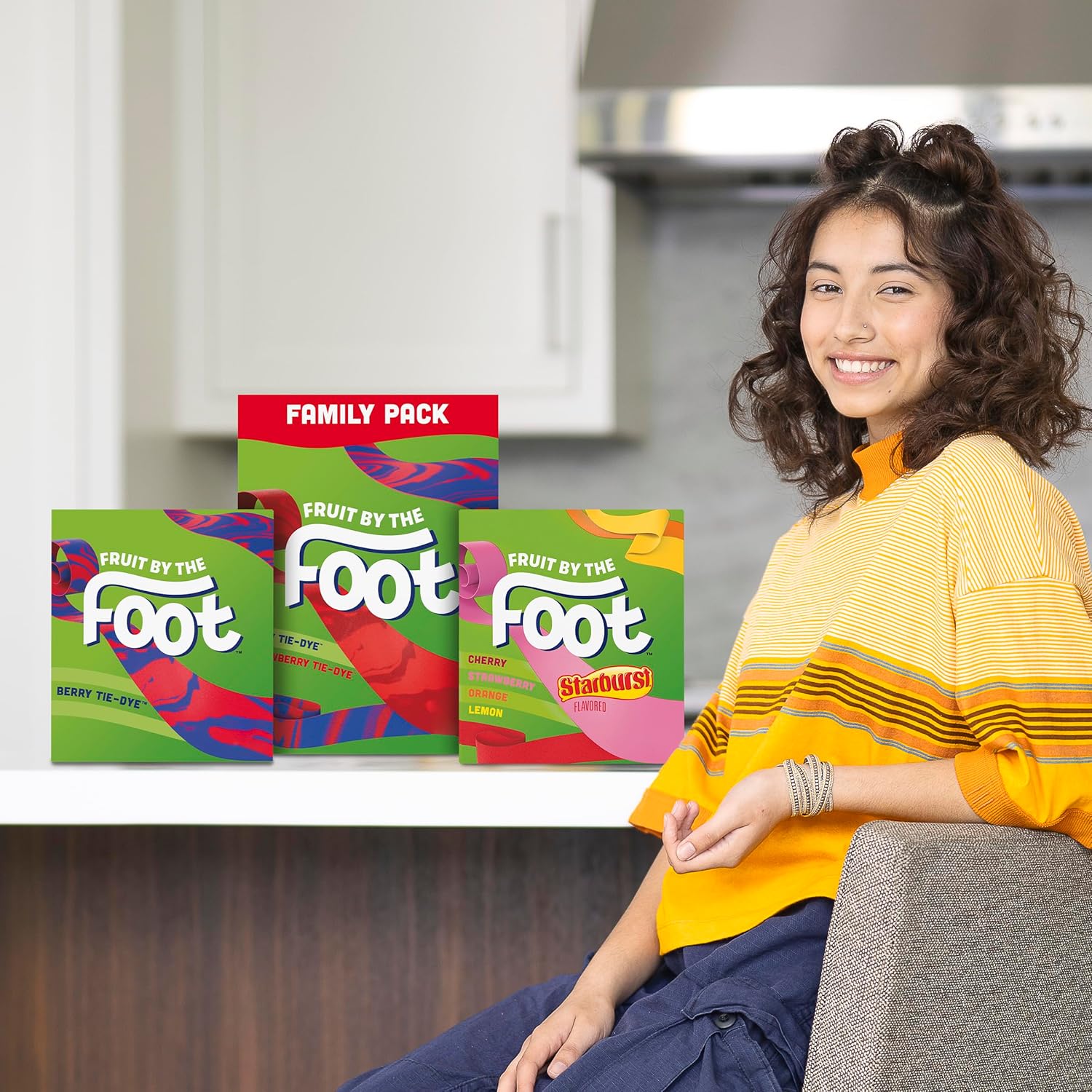 Fruit by the Foot Variety Pack Fruit Snacks – Travel-Friendly Kids Snack for Long Drives, 6 Count Box