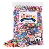 Snackadilly Assorted Fruit Chews Bulk Bag - Resealable Sweet Variety for Picnics, Tailgates, and Patio Parties