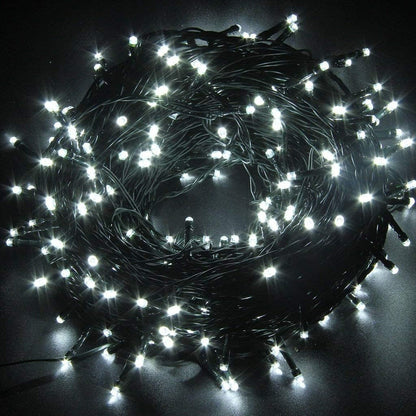 FULLBELL Black Christmas Lights 33ft 100 LED IP44 Waterproof – Halloween Tree, Patio Party & Outdoor Holiday Decor with Memory Function