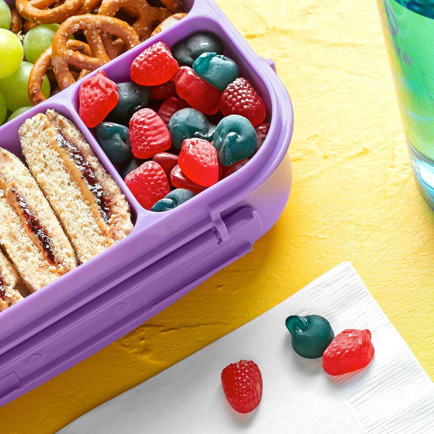 Funables Fruity Snacks Mixed Berry, 70 Calorie Fat-Free Gluten-Free Snack for Mindful Family Pantry, 22-Count Box