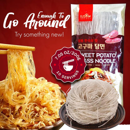 Fusion Select Sweet Potato Glass Noodles – Diet-Friendly Comfort Food for Weight-Management Routines, Vegan