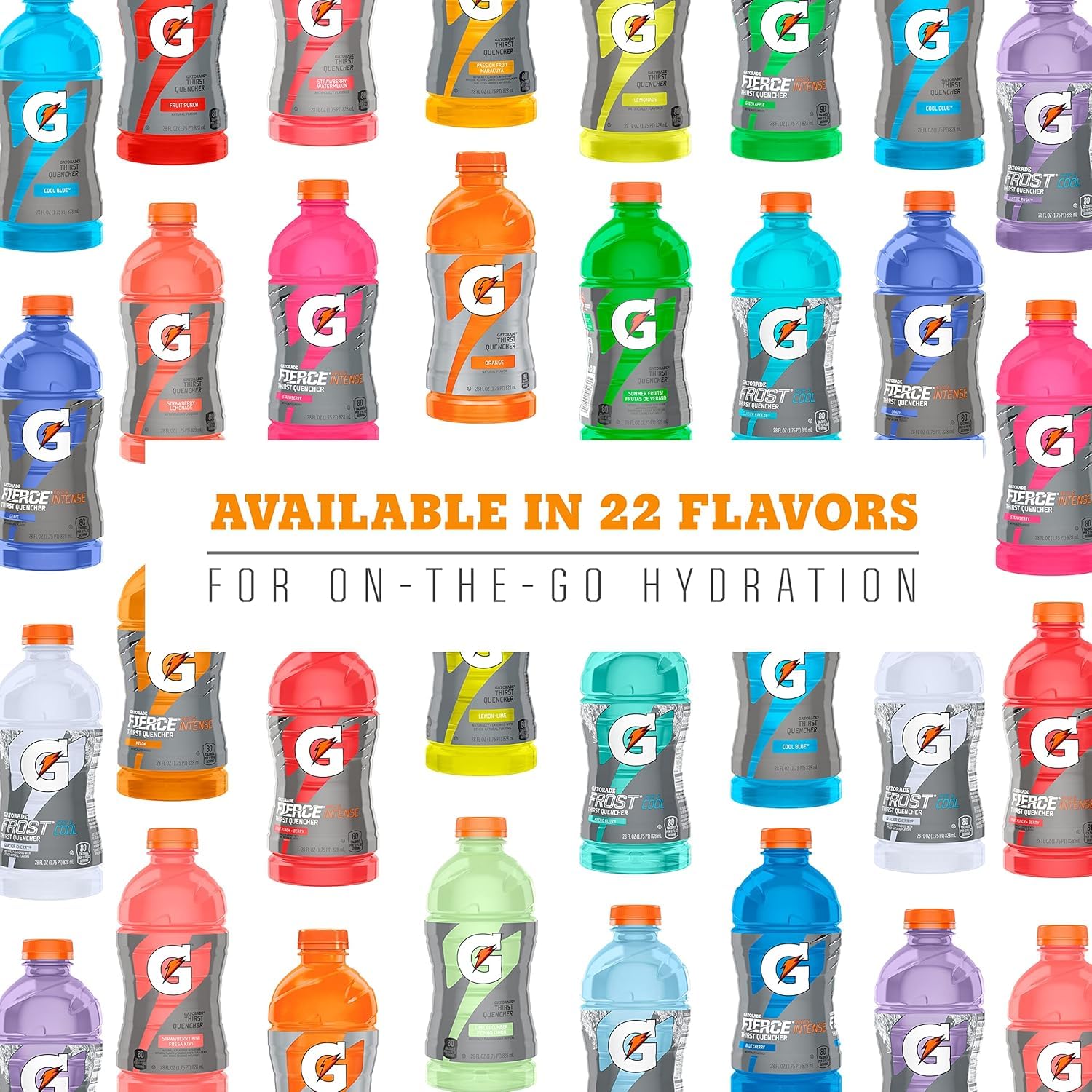 Gatorade Thirst Quencher Pack – Classroom Party Refreshments and After-School Hydration for Kids