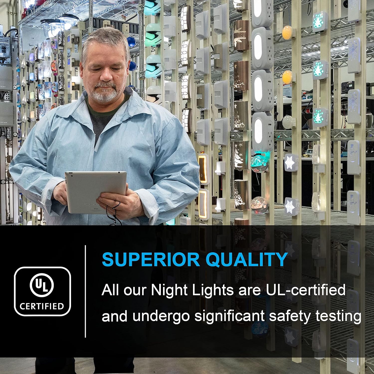 GE Plug-in Night Light 2-Pack – Practical Holiday Gift for Parents and Grandparents