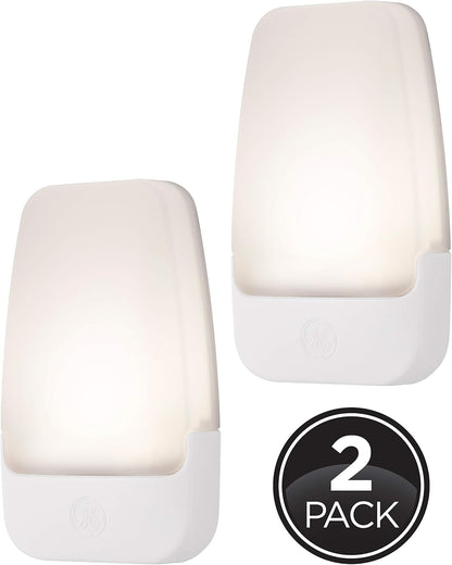GE Plug-in Night Light 2-Pack – Practical Holiday Gift for Parents and Grandparents