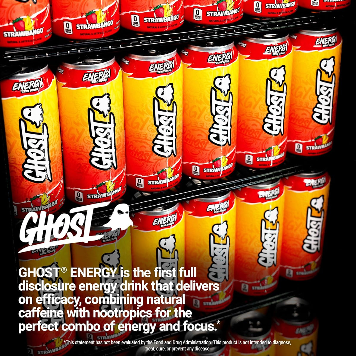 GHOST Energy Drink - 22 Flavor Variety Energy Pack for Housewarming Gift, Party Cooler, and White Elephant Gift