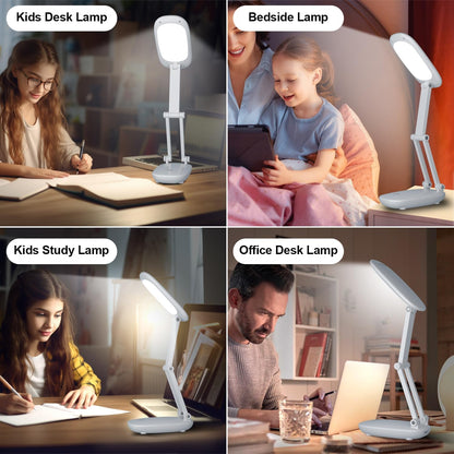 Glowave FoldPro Wireless Work Light – Remote Office Task Lamp, USB-C Rechargeable 3-Level Dimmable