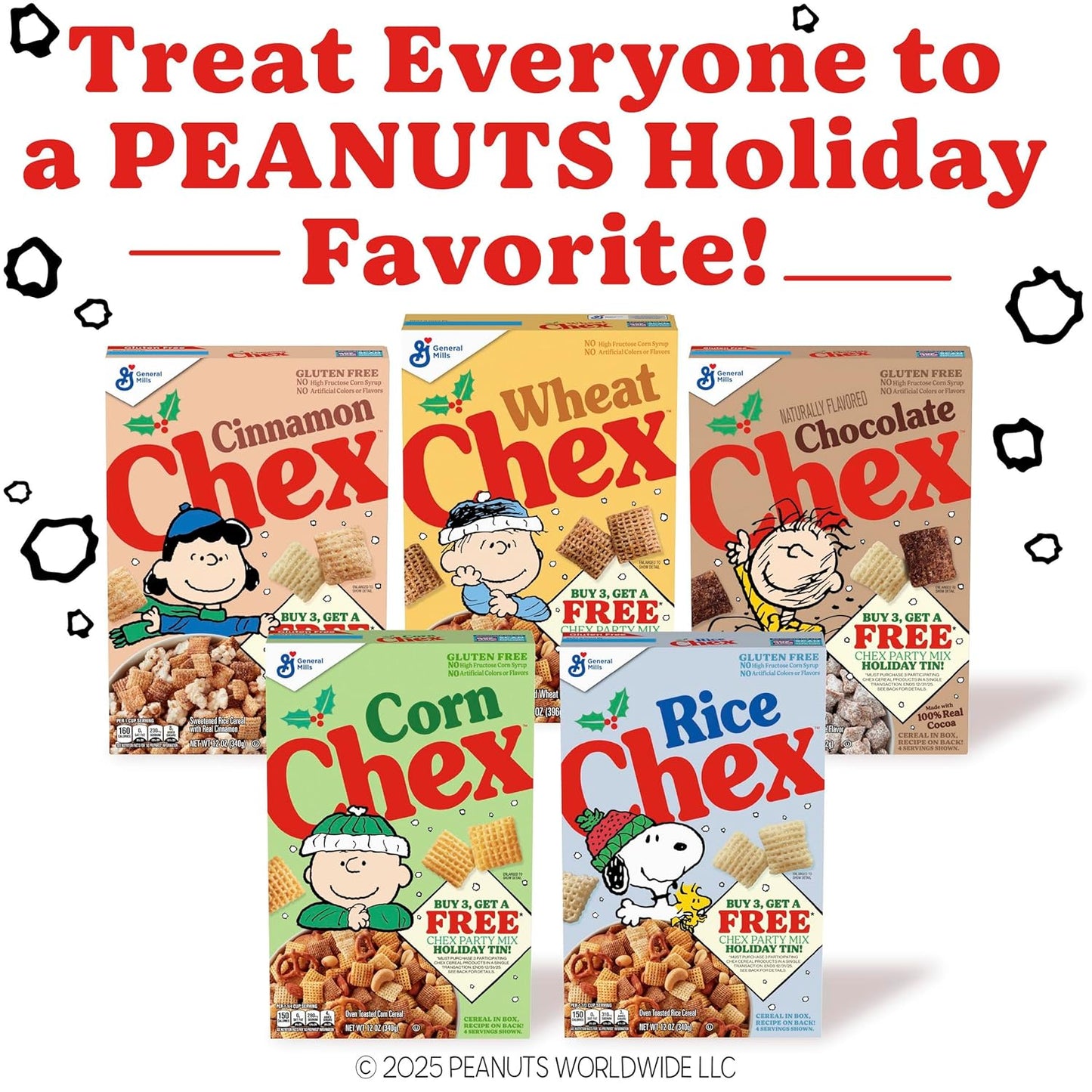 Gluten Free Chex Corn Cereal 18 oz – Kids Room Lunchbox Stuffer and Breakfast Bowl Favorite