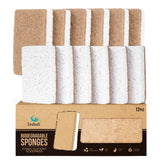 Isshah Plant-Based Kitchen Sponges - Gentle Non-Scratch Cleaning for Sensitive Skin and Self-Care Routines