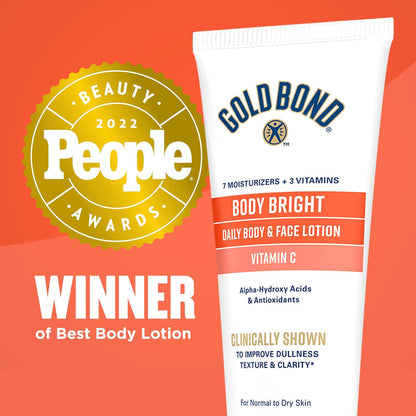 Gold Bond Body Bright Daily Lotion – Neutral Everyday Face & Body Brightening Essential