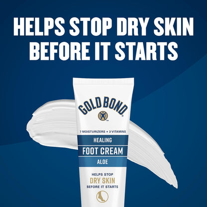 Gold Bond Healing Foot Cream – Pampering Spa-Style Gift Set Alternative for Foot Care Lovers, 4 oz