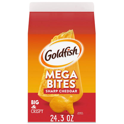 Goldfish Cheddar Cheese Crackers – Kid-Friendly Lunchbox Snack for School Lunches and After-School Munching, 27.3 oz Family Carton