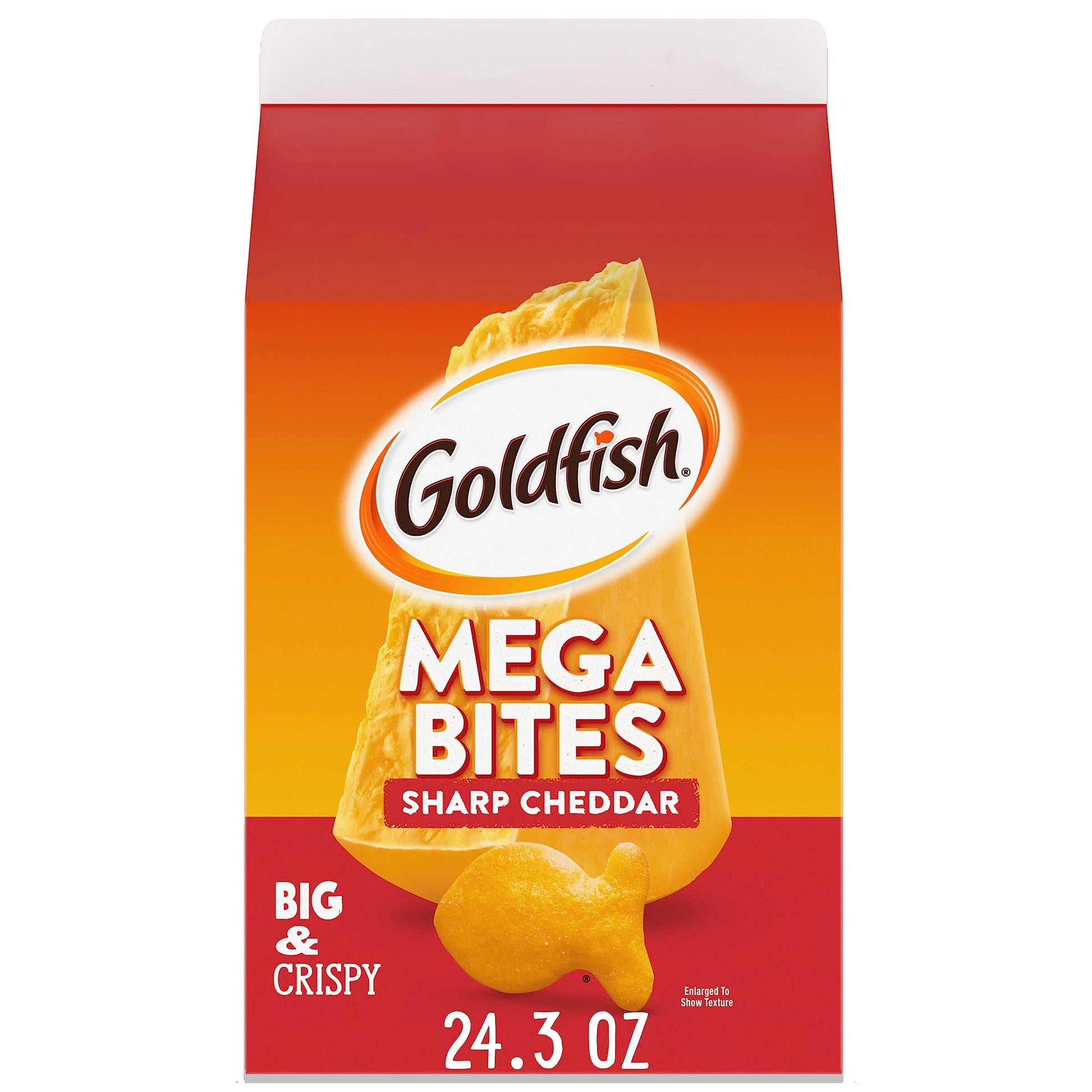 Goldfish Cheddar Cheese Crackers – Kid-Friendly Lunchbox Snack for School Lunches and After-School Munching, 27.3 oz Family Carton