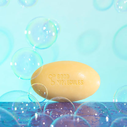 Good Molecules Hydrate and Cleanse Bar – All-in-One Soap-Free Bar for a Clutter-Free Bathroom Counter, Vegan Hydrating Cleanser