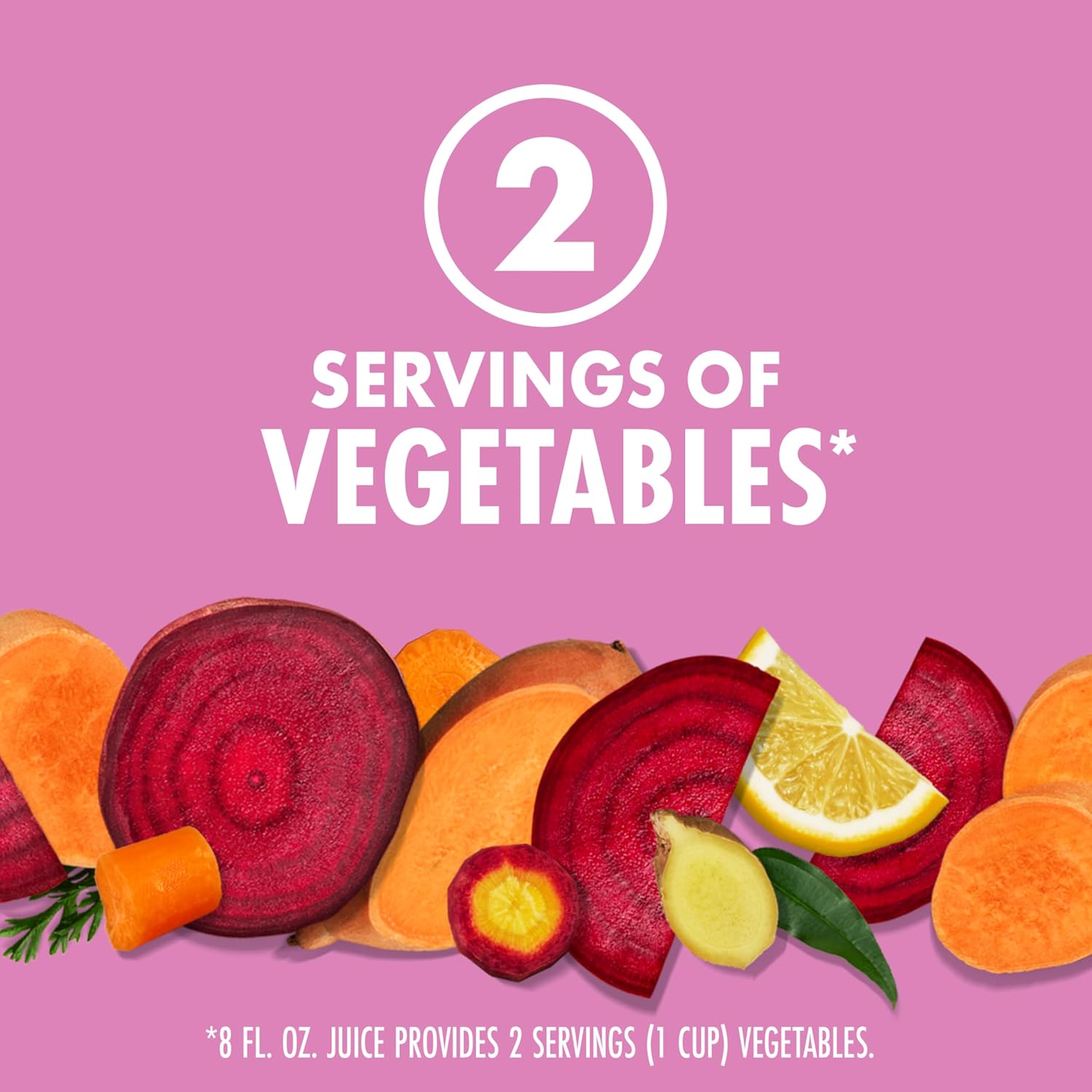 good source of vitamins a, c, and zinc per 8 fl oz serving