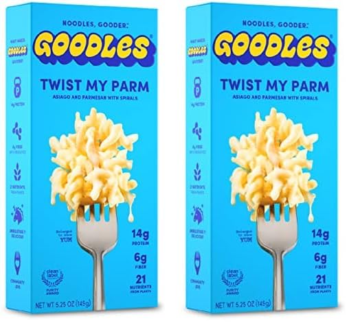 Goodles Twist My Parm Asiago and Parmesan Spirals – Less-In-More-Out Weeknight Dinner for Simple Living