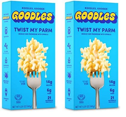 Goodles Twist My Parm Asiago and Parmesan Spirals – Less-In-More-Out Weeknight Dinner for Simple Living