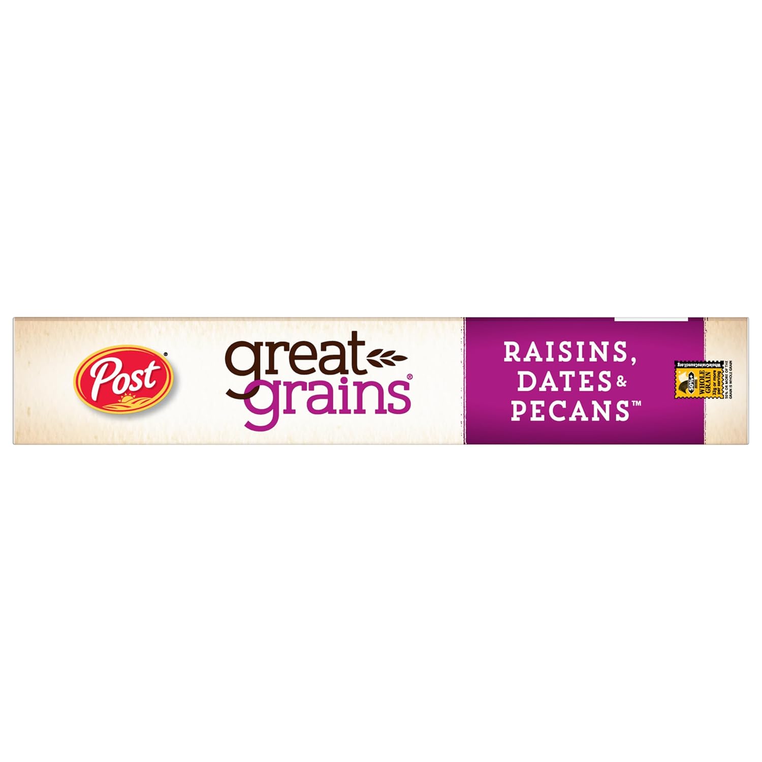 Great Grains Raisin Date Pecan Cereal – 32g Whole Grains per Bowl for Daily Wellness and Heart Health, 16 oz Box