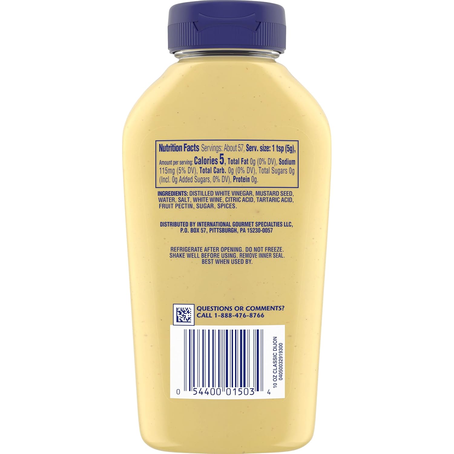 Grey Poupon Dijon Mustard – Clean, Resealable Squeeze Bottle for Clutter-Free Countertops and Intentional Kitchens