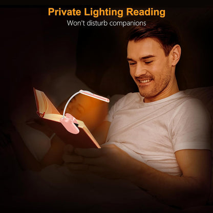 Gritin Rechargeable Book Light for Mindful Reading – 19 LED Shadow-Free Glow for Bath Time, Meditation, and Bedside Self-Care