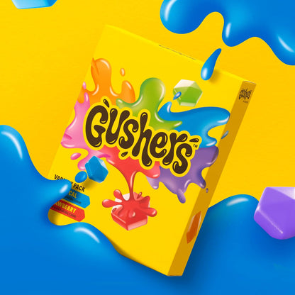 Gushers Strawberry and Tropical Gummy Snacks for Mindful Treat Moments and Self Care Breaks – 12 ct Variety Pack