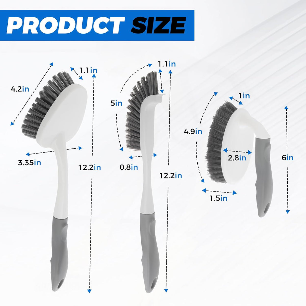 hanging hole on the long-handled brush for wall-mount storage