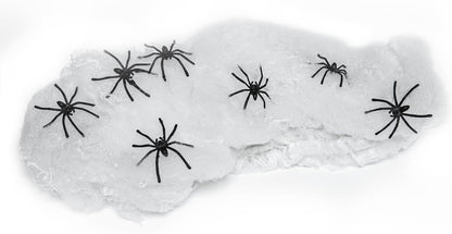 Happy Hippo Halloween Webbing Kit – One-Package Whole-House Coverage, Less Clutter More Atmosphere Approach to Seasonal Decor