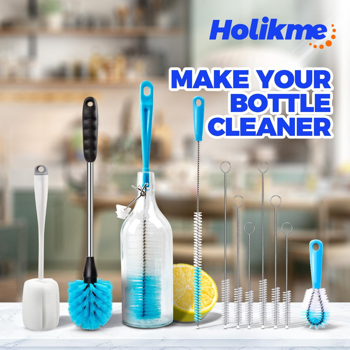hard nylon bristles on sports brush for tackling stubborn residue