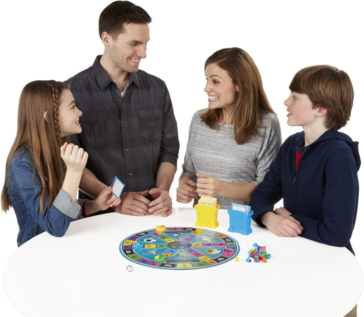 Hasbro Gaming Trivial Pursuit Family Edition – Ready-to-Give Trivia Board Game Gift for Parents and Grandparents