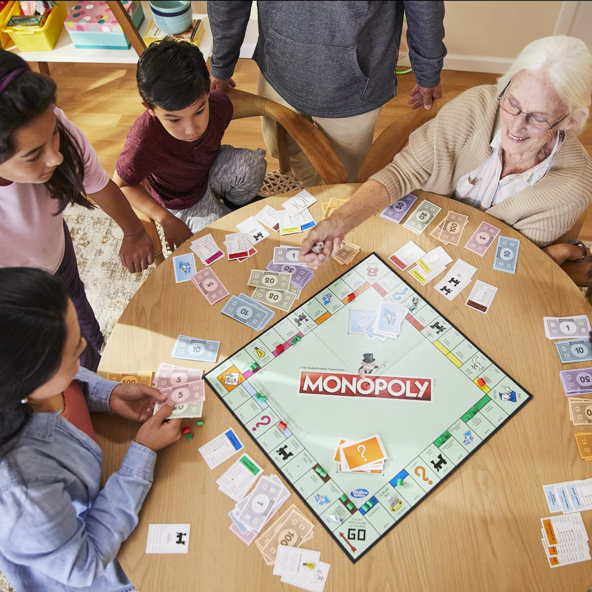 Hasbro Monopoly Board Game for Kids – No Batteries Required, Perfect for Rainy Day Family Play