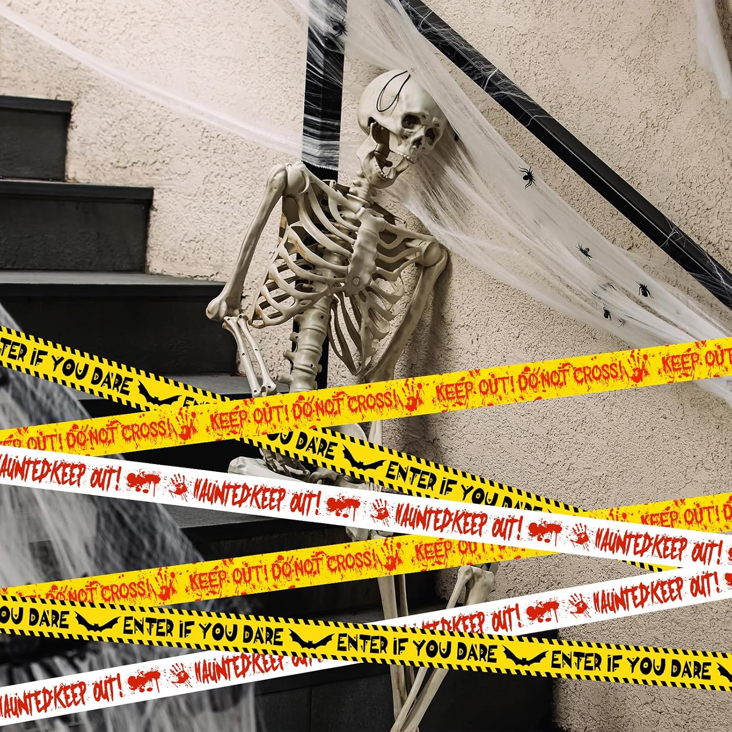 HauntHouse 3 Roll Halloween Decor Pack – Creepy Themed Birthday Gift for Horror Fan Friend and Host