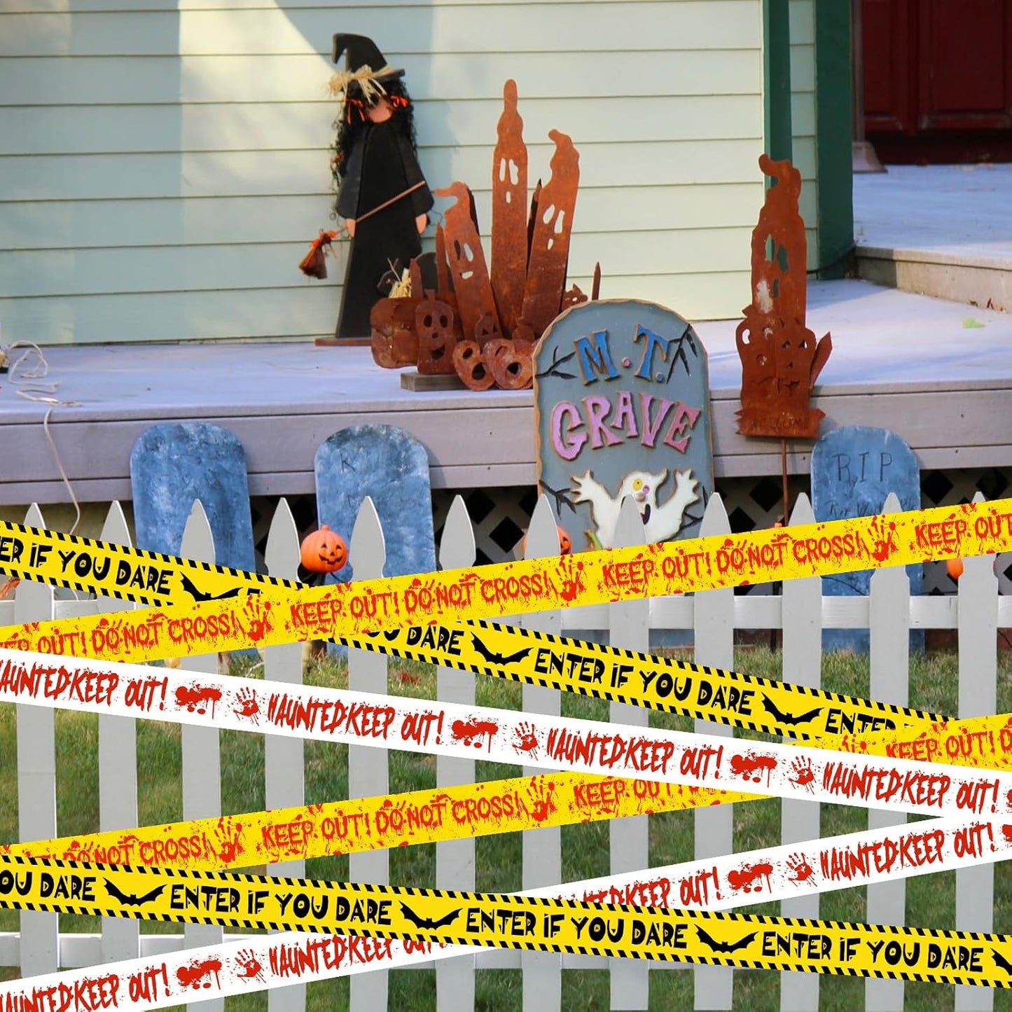 HauntHouse 3 Roll Halloween Decor Pack – Creepy Themed Birthday Gift for Horror Fan Friend and Host
