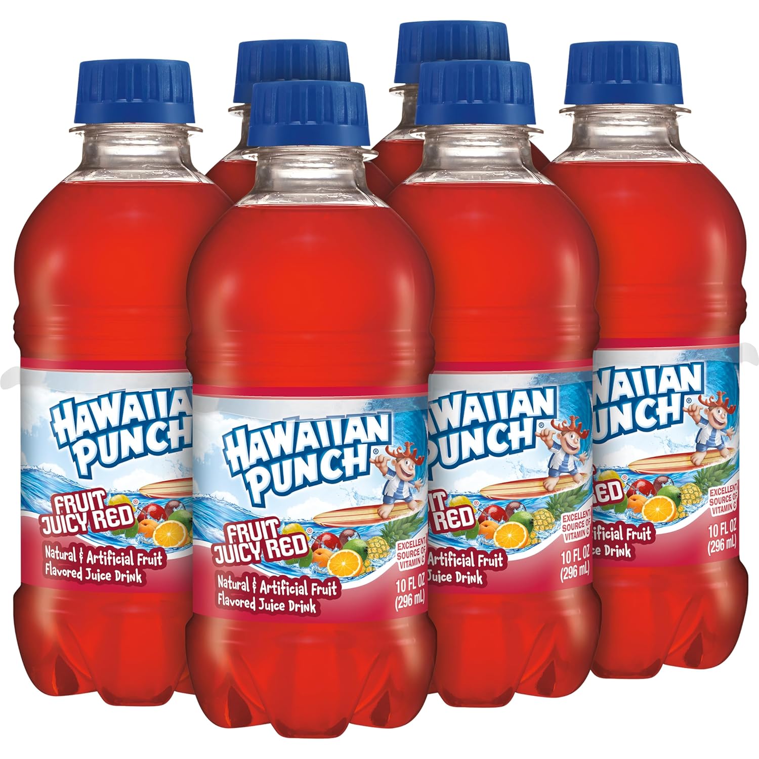 Hawaiian Punch Caffeine Free Juice 24 Pack – Ready to Drink Beverage for Hiking, Poolside Lounging, and Backyard BBQs