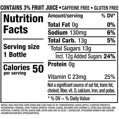 Hawaiian Punch Caffeine Free Juice 24 Pack – Ready to Drink Beverage for Hiking, Poolside Lounging, and Backyard BBQs