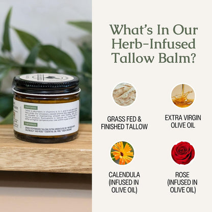 Hearth & Homestead Tallow Moisturizer – Valentine's Day and Stocking Stuffer Gift for Women Who Love Clean Beauty