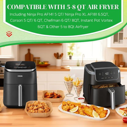 heat resistance up to 450°f / 232°c for high-temperature air frying and oven use