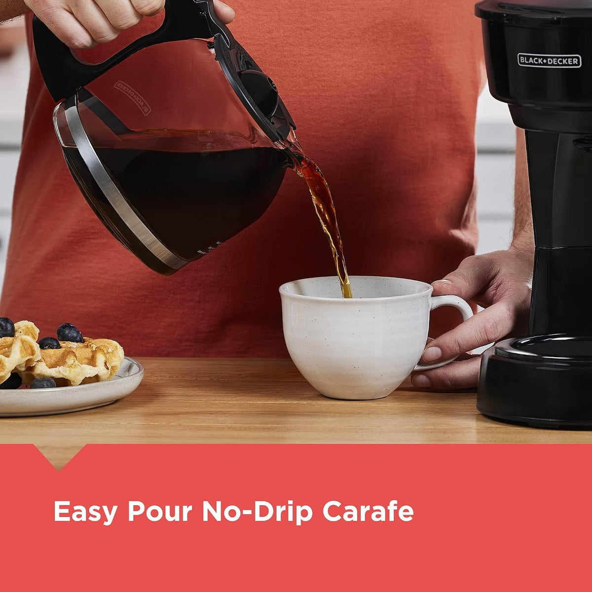 heated keep hot carafe plate maintaining drinking temperature after brewing