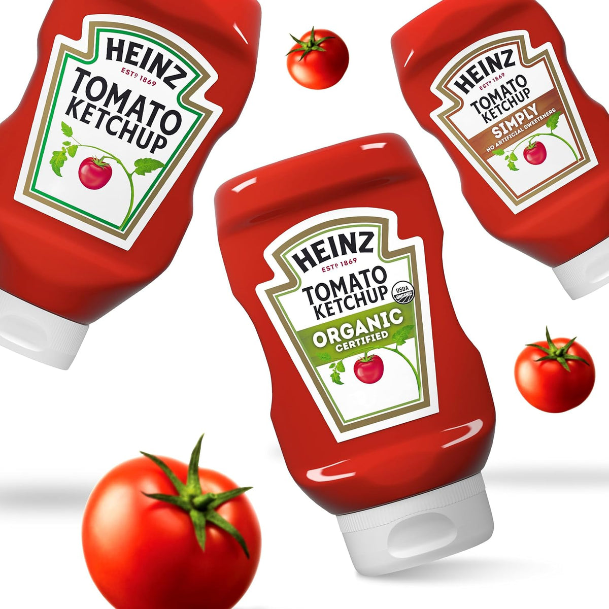 Heinz Organic Tomato Ketchup for Playdates and Birthday Parties, Kosher Organic Condiment for Children