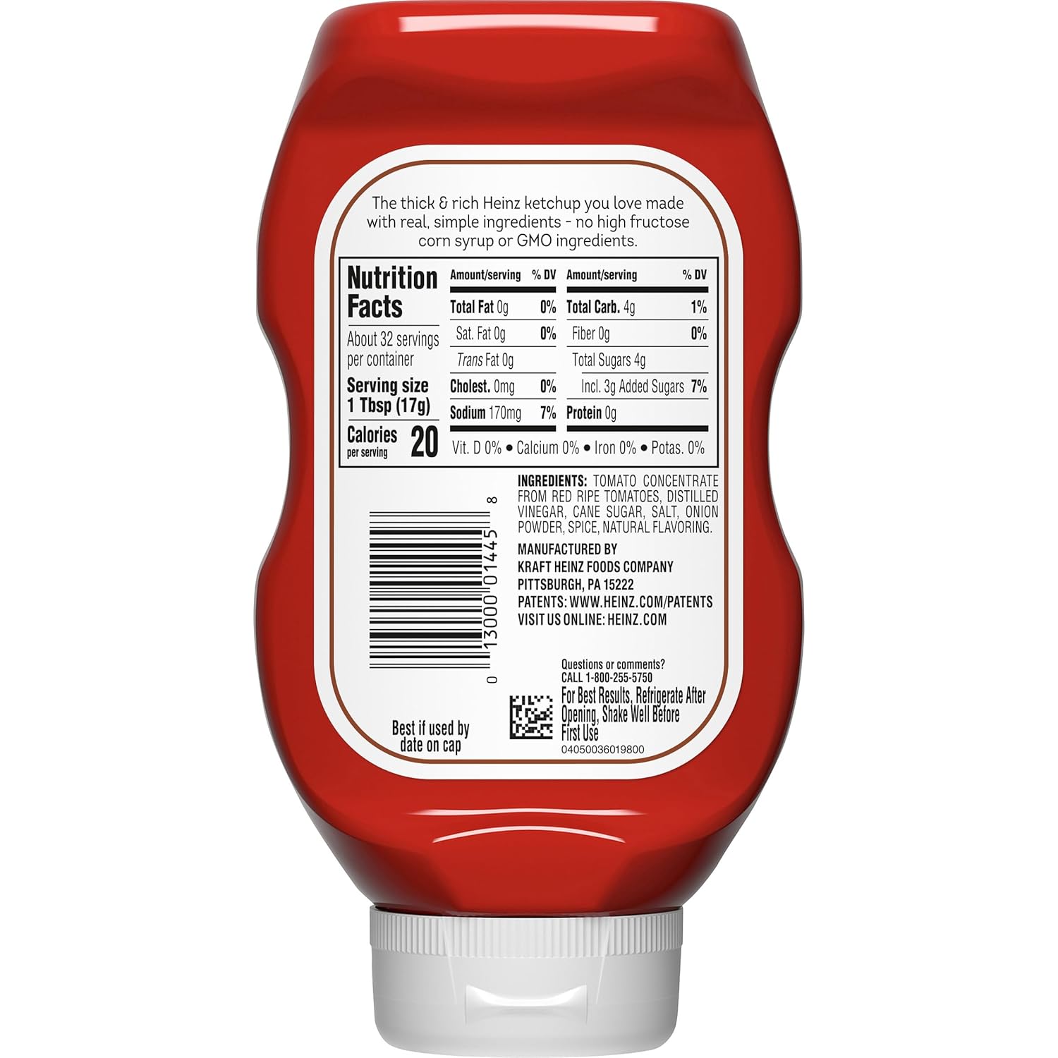 Heinz Simply Ketchup – No Artificial Sweeteners, Sulfite-Free Topping for Everyday Wellness Plates