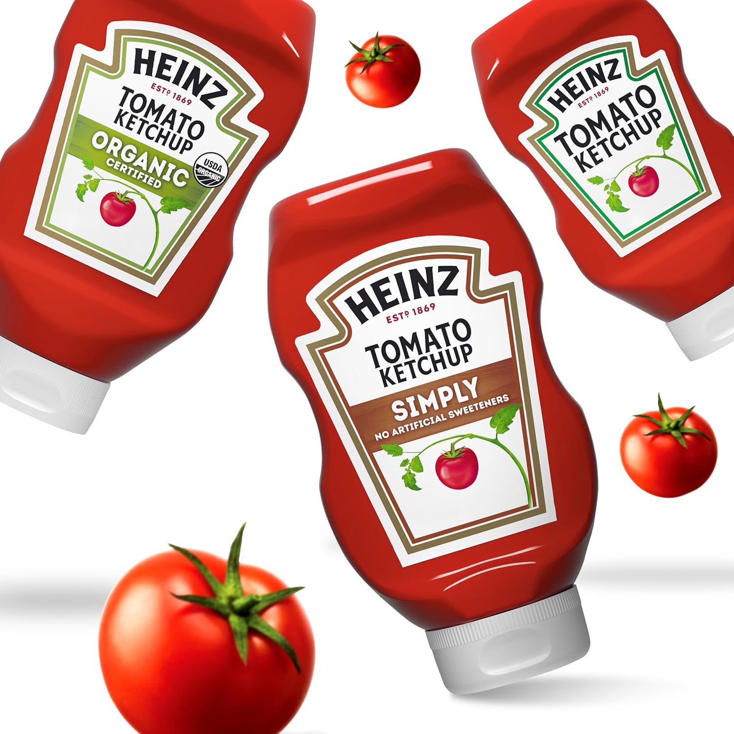 Heinz Simply Ketchup – No Artificial Sweeteners, Sulfite-Free Topping for Everyday Wellness Plates