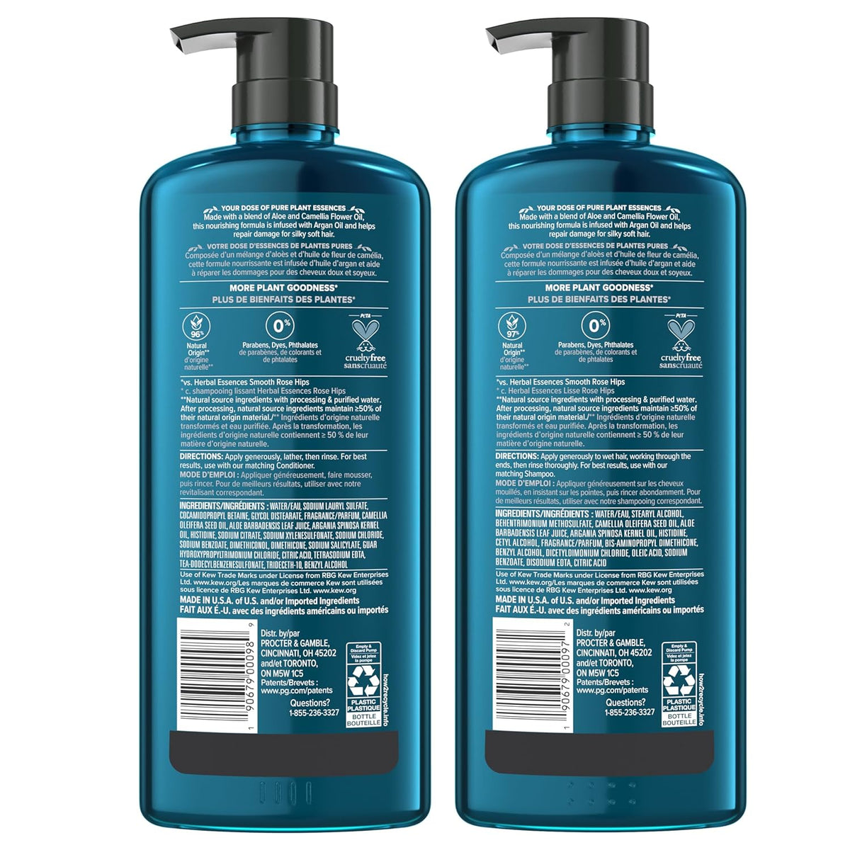 Herbal Essences Argan Oil Shampoo & Conditioner 2-Pack – Housewarming Gift for Women, Spa-Inspired Daily Repair Set