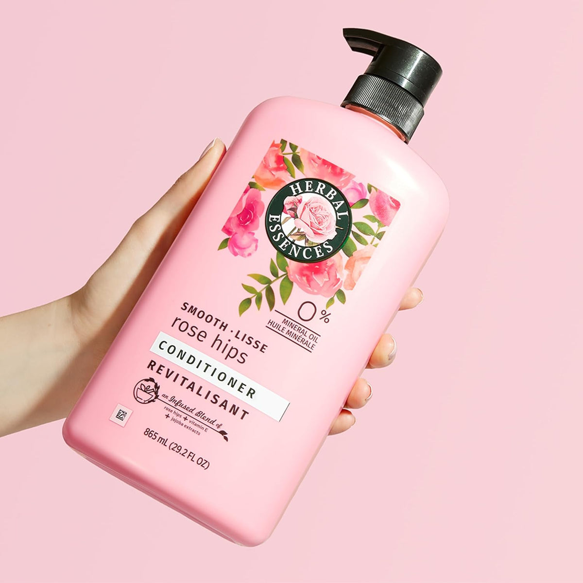Herbal Essences Conditioner with Rose Hips – Long-Lasting Botanical Scent for Self-Care Enthusiasts, Silicone-Free