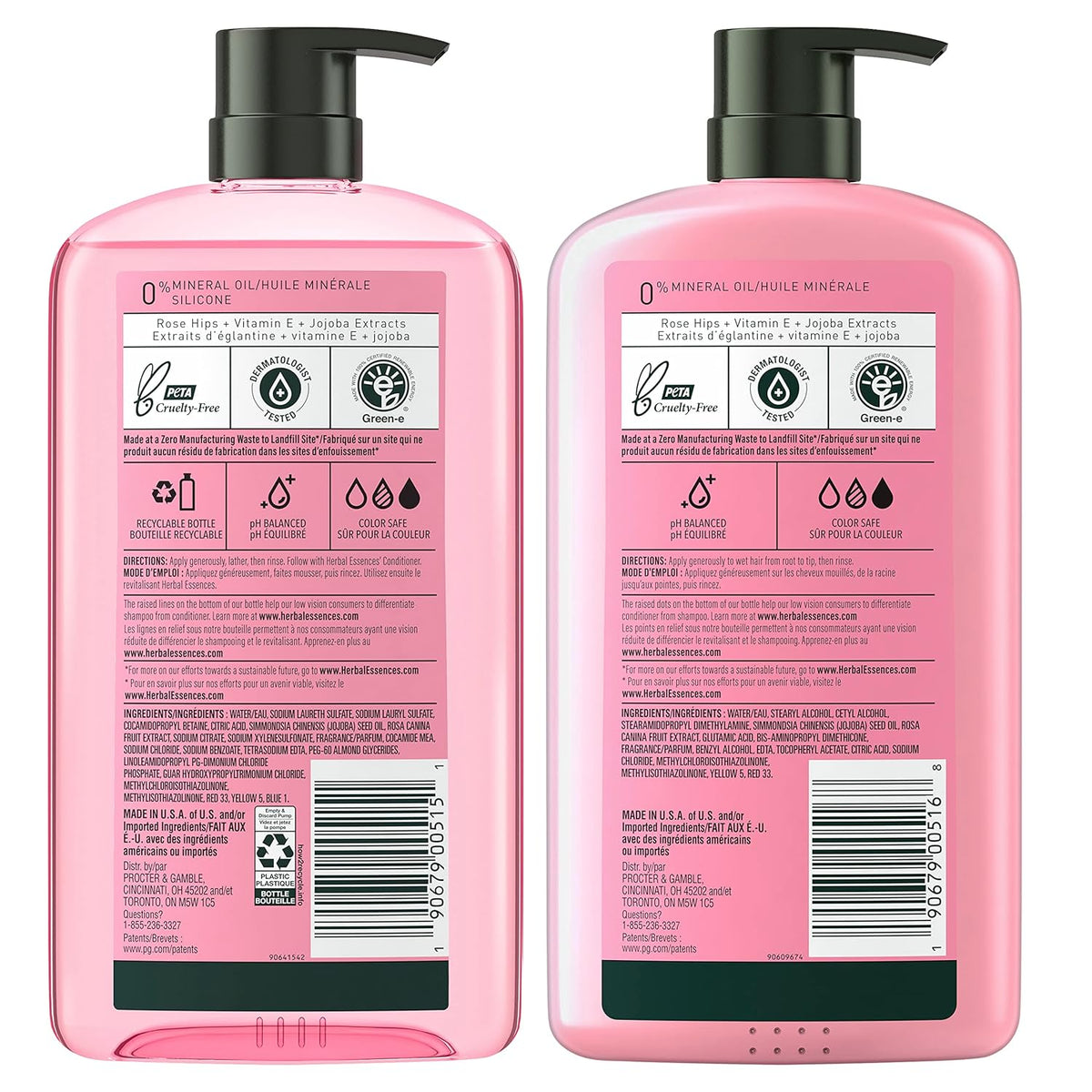 Herbal Essences Smooth Collection Hair Set – Effortless Daily Smoothing with a Streamlined Two-Bottle Design