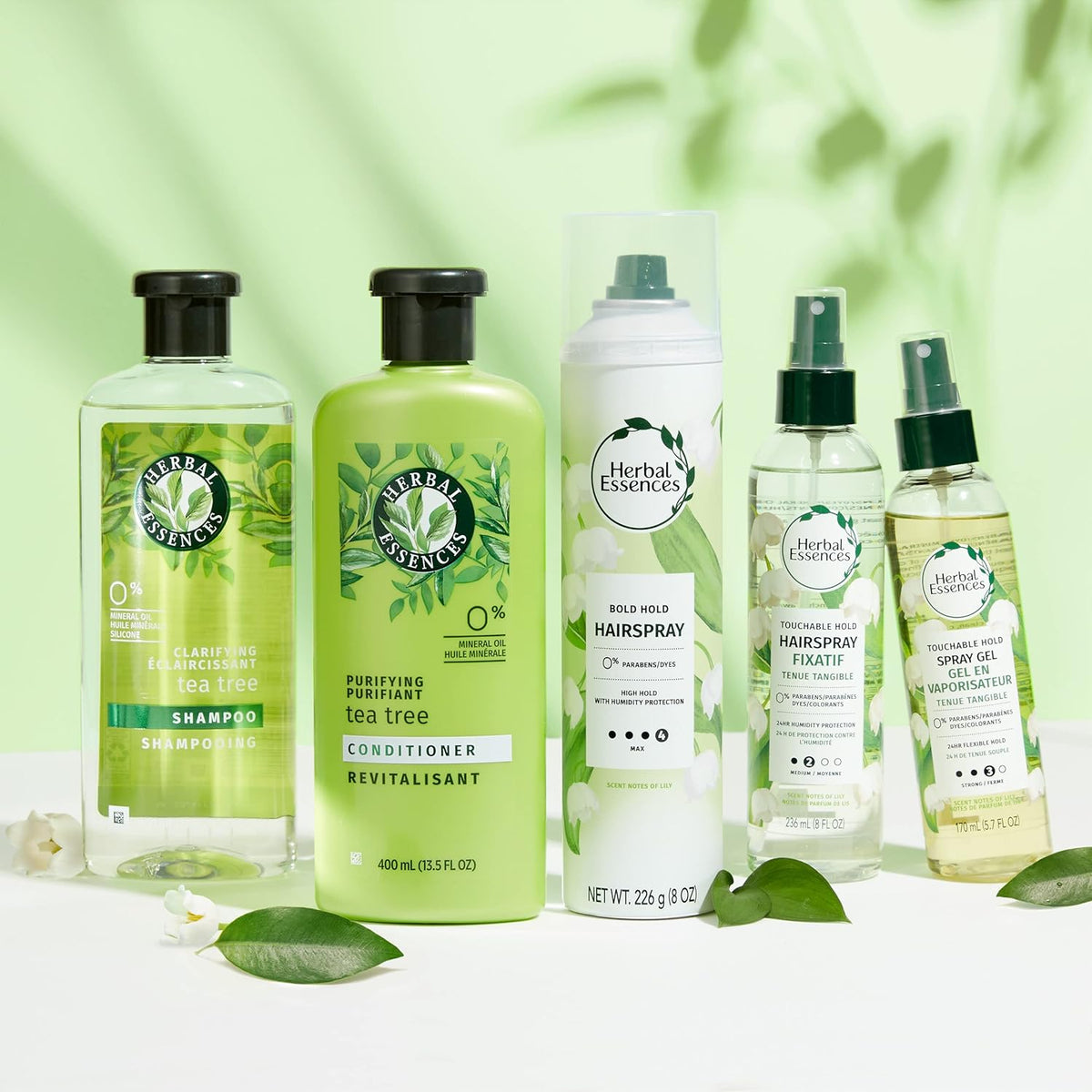 Herbal Essences Touchable Hold Spray Gel – PETA Cruelty-Free, Paraben-Free Formula for Worry-Free Styling