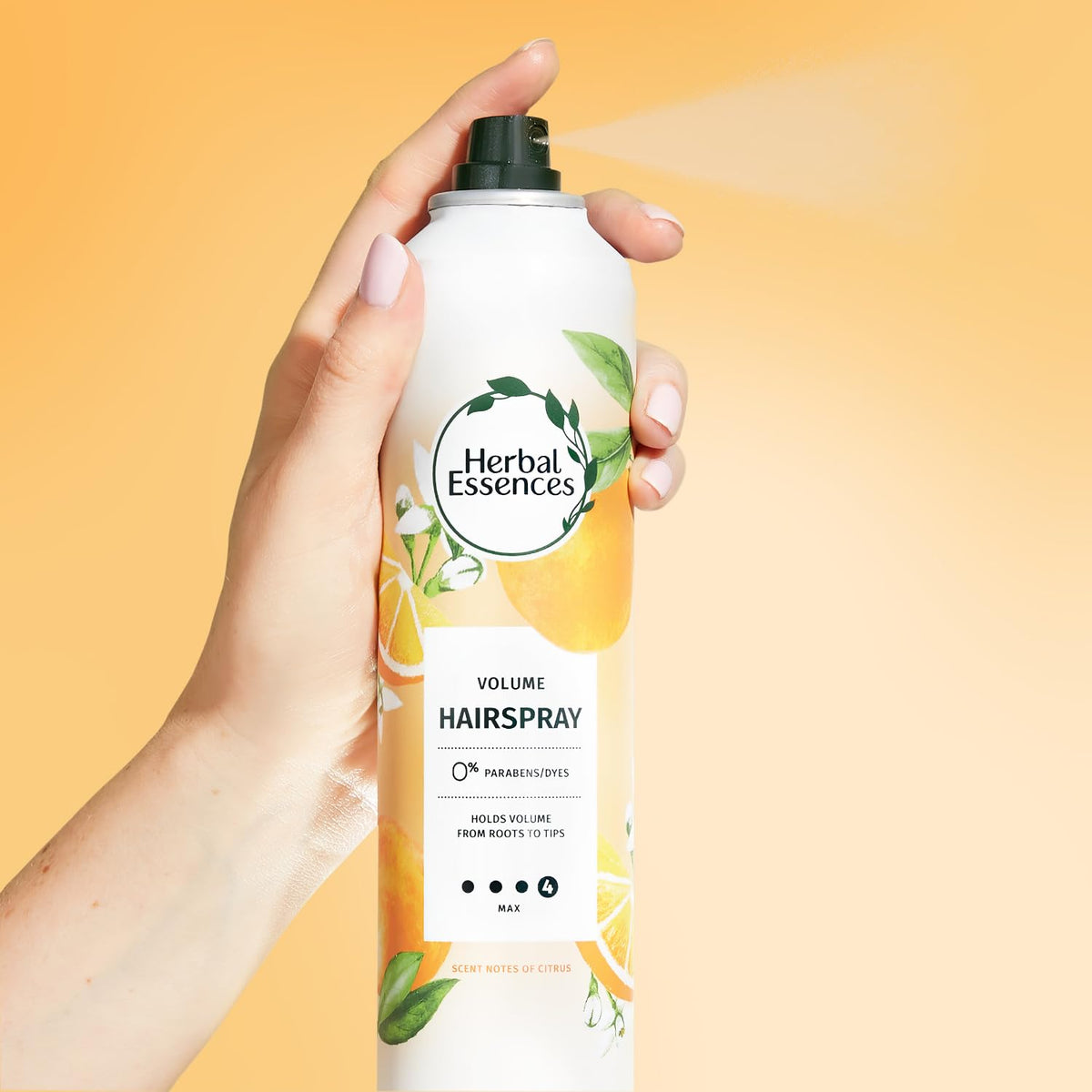 Herbal Essences Volume Hairspray – Elevated Styling Essential for Color-Treated Hair, Dermatologist-Tested Hold
