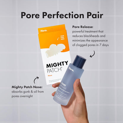 Hero Cosmetics Mighty Patch Nose Overnight Pimple Stickers, Cute Valentine's Day Gift for Women and Beauty Obsessed Friends